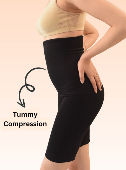 Premium Slim Body ComfortCurve High Waist Shaper | Instantly Look 10–20 Pounds Thinner — Breathable Lightweight & Summer Ready!